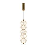 Modern Golden Cage Pendant lamp Gold