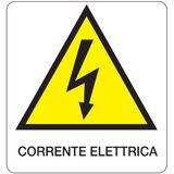 Danger sign - 330x350 mm - Corrente elettrica