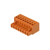PCB plug-in connector, female plug, 5.08 mm, Number of poles: 4, 180°, Tension-clamp connection, Clamping range, max. : 3.31 mm², Box