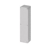 Aluminium push-button enclosure M10 85x360x85, unpainted, undrilled, without cable entry