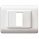 44 MOULDED FR.PLATE WHITE        1M