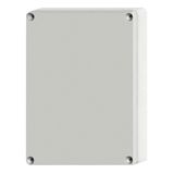 Enclosure ABS, grey cover, 201x163x98 mm, RAL7035