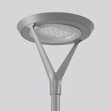 LARUTA, 65 W, 6100 lm, 740, silver, DALI Pole top luminaires, D 650 H 