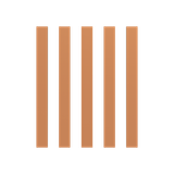 VC32VT-BF200 flat copper set 200A L=215MM consisting of 5x20x5