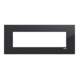 Black 7M glass effect plate