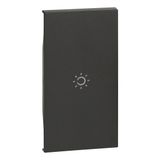 L.NOW-SWITCH COVER LIGHT 2 MOD BLACK