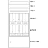 BP-F-NN-800/17-6Z Eaton xEnergy Basic meter cabinet equipped