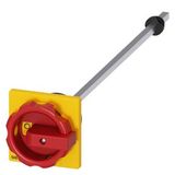 Accessory for 3KD0 size 45659 door-coupling rotary operating mechanism Complete operating mechanism, red/yelllow without tolerance