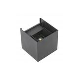 LED wall luminaire MISSOURI-K, 7 W, 540 lm, 4000K, IP54, square, gray