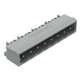 THT male header 1.2 x 1.2 mm solder pin angled gray