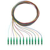 Pigtails, 12xLC, OS2 APC, 2m 