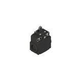 Position switch with roller piston plunger
