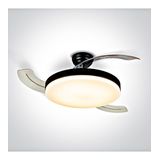 Fanlight-1 32W 3500lm 3K-4K-5,5K CRI85 Dimm IP20 230V black