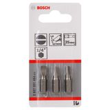 Screwdriver bit Extra Hard S 1,0x5,5, 25 mm 3 pcs.
