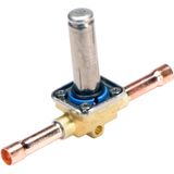 Solenoid valve, EVR 3, Solder, ODF, 3/8 in, 0.27 m³/h, Function: NC