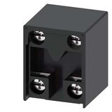 Contact block for position switch 3SE51/52 1 NO/1 NC quick action contact gold-plated contacts contact