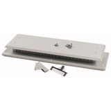 XTSZPTCV Connection top plate, ventilated, grey