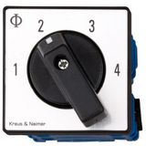 Step-switch without 0 position front 4 steps 20A 1-pole