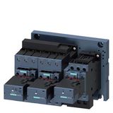 Contactor assembly for star-delta (wye-delta) start AC-3, 37 kW/400 V, 24 V AC 50/60 Hz,