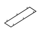 RECESSED MOUNTING FRAME, 1200/300 bl