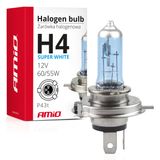 Halogen bulb H4 12V 60/55W UV filter (E8) Super White