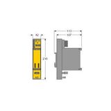 Module Rack for the DPC System FOUNDATION Fieldbus   DPC-49-1RMB