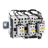 Completa star-delta starter, open frame, for starting time up to 12 seconds and a maximum of 30 operations/hour, max IEC operating current 50A. Coil voltage 230VAC 50/60Hz