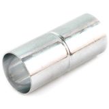 Insert bushing, Ø 25 mm, with central beading, aluminum