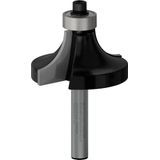 Rounding over bit, 1/4", R1 12.7 mm, D 38.1 mm, L 18.6 mm, G 60 mm