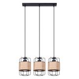 SOLLUX - Pendant GIZUR 3P black SL.1301 E27 15W IP20