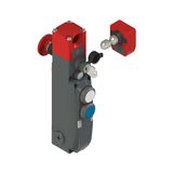 NG series safety switch with lock and integrated control devices, with actuator