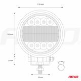 Working lamp AWL14 42 LED COMBO (2 Functions) 9-36V