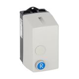 Direct-on-line-starter, enclosed with thermal overload relay, with RESET pushbutton, with BG09/BG12 contactor, 1.5A max (0.37kW at 400V), IP65. Contactor coil voltage 230VAC 50/60Hz