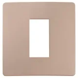 Plana Up 1M cover plate, matt terracotta