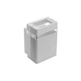 Facade luminaire unidirectional NESSA, GU10, max. 50 W, IP54, square, gray