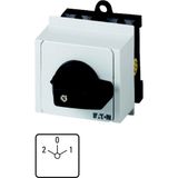 T0-4-106/IVS Multi-speed switches, T0, 20 A, service distribution board mounting, 4 contact unit(s), Contacts: 7, 60 °, maintained, With 0 (Off) position, 2-0-1, S