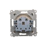RTV final aerial socket for pass-through socket, atten.: 10dB, Bronze matt, metalic