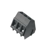 Printed circuit board terminals, 5.08 mm, Number of poles: 14, 135°, Solder pin length (l): 3.5 mm, tinned, Pale green, Clamping yoke connection, Clamping range, max. : 2.5 mm², Box