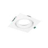 LUDOSPOT 111 HOUSING SQUARE 180MM CARDAN WHT