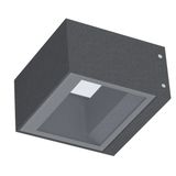DROP: PARETE LED 1X9W 3K GRI.ANT. IP54
