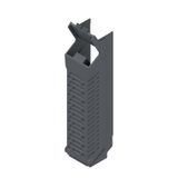Side element, OMNIMATE Housing - series CH20M  Graphite grey, Side element, Width: 22.5 mm