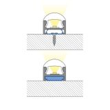 Clear diffuser with lens for PDA 2m