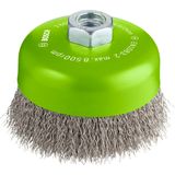 Cup Brush Crimped 100 Stainless