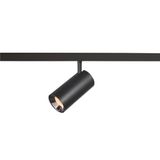 NUMINOS® S 48V TRACK DALI, spot, black / chrome, 16W, 980lm, 2700K, CRI90, 55°