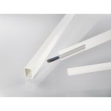MKS 2538 rws  Channel MKS, for cable storage, 2000x38x25, pure white Polyvinyl chloride