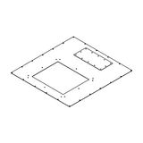 IP5x adapter with filter for mounting DLTI roof fan-units