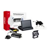 Parking assistant system TFT02 4,3" with HD-501-IR 4 sensors white