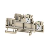 Pluggable terminal, SNAP IN, dark beige, 2.5 mm², 22 A, Number of conn