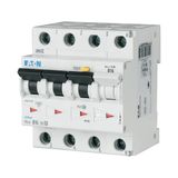 RCD/MCB combination, 16 A, 300 mA, MCB trip characteristic: C, 3p+N, RCD trip characteristic: A