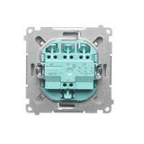 1/2 key with pictogram for electronic products, light gray matt